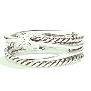 David Yurman crossover ring